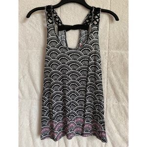 Patterned Dressy Tank Top